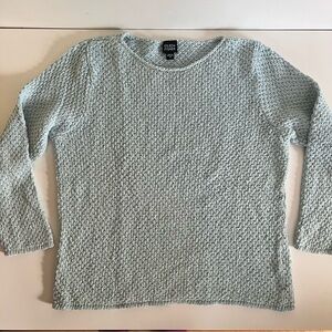 Eileen Fisher Light Blue Pullover Sweater Size Medium